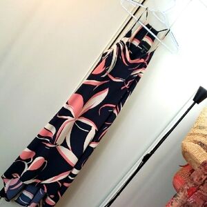 Cynthia Rowley Pink and Navy Dress